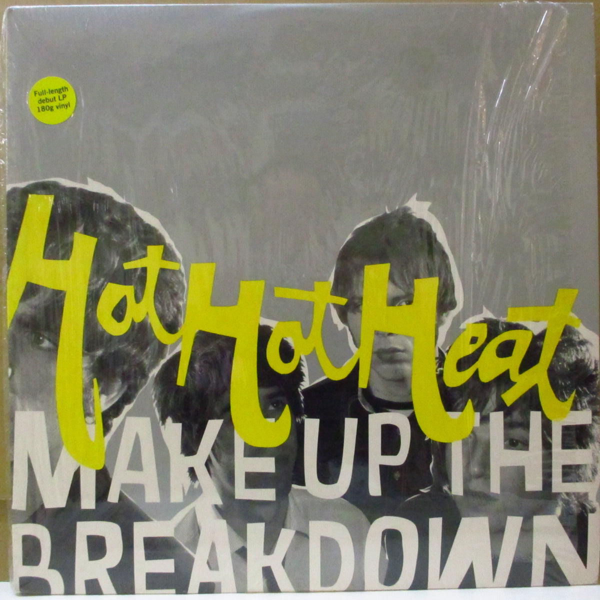 HOT HOT HEAT (ホット・ホット・ヒート) - Make Up The Breakdown (US オリジナル180グラム重量 LP/レアステッカー付き光沢ジャケ) '02年1stアルバム