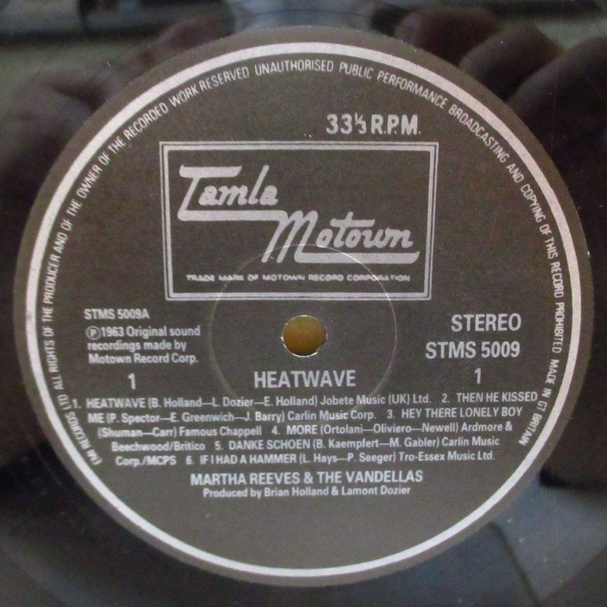 MARTHA & THE VANDELLAS (マーサ&ザ・ヴァンデラス) - Heat Wave (UK '81 限定復刻再発ステレオ LP)モータウン社看板、'63年名作セカンドアルバム!永年廃盤でコレクタブル!