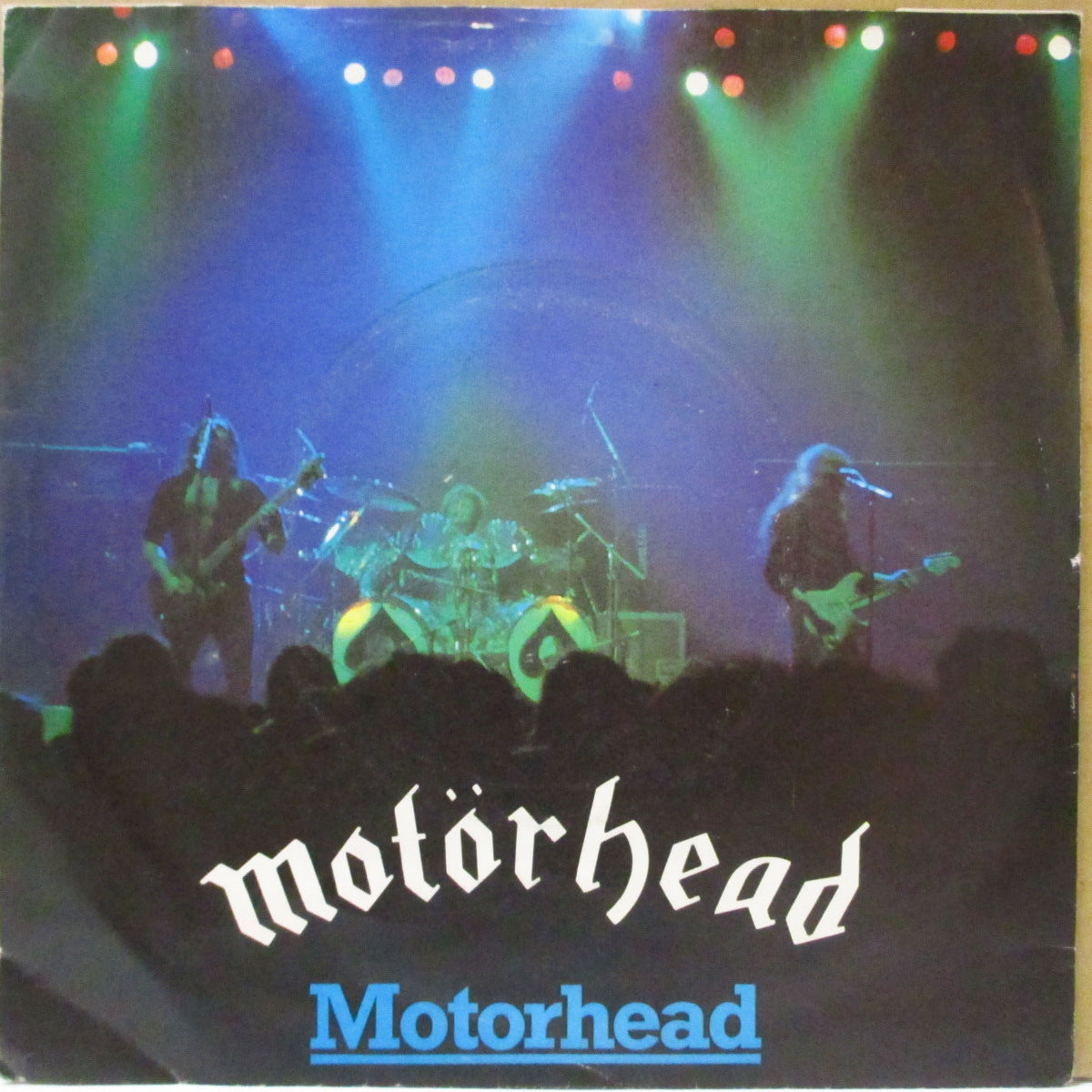 MOTORHEAD (モーターヘッド) - Motorhead (UK '81 初回オリジナル「LIVEロゴ紙ラベ・フラットセンター」 7インチ+ソフト紙ジャケ)パンクス必聴の爆ライブ!