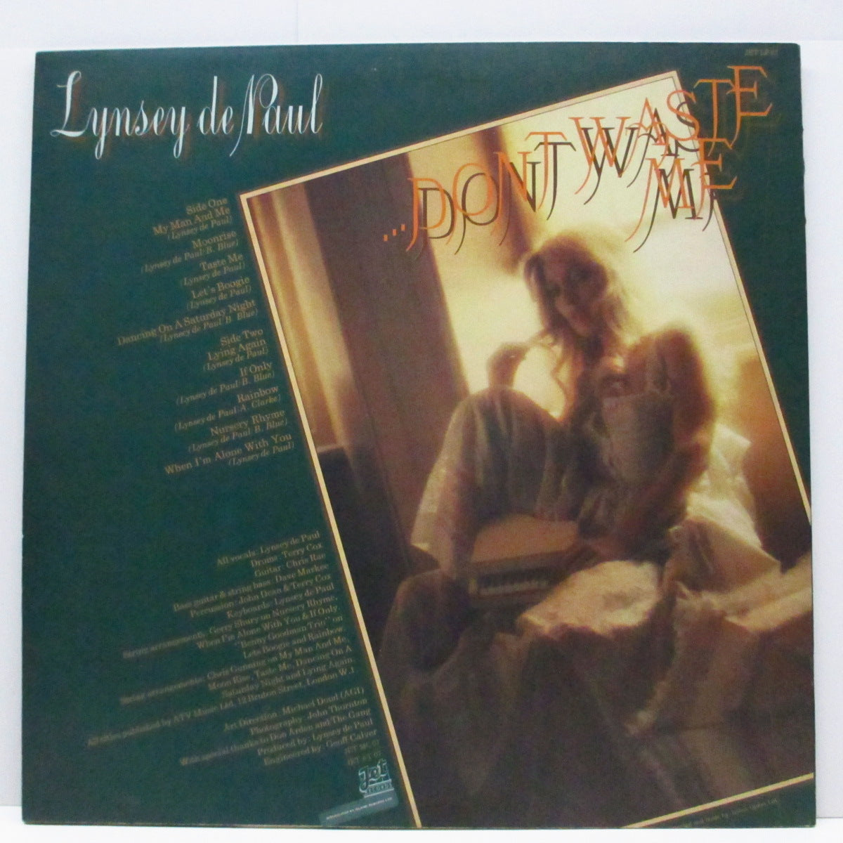 LYNSEY DE PAUL (リンジー・ディ・ポール) - Taste Me... Don't Waste Me (UK オリジナル LP#2+インサート)