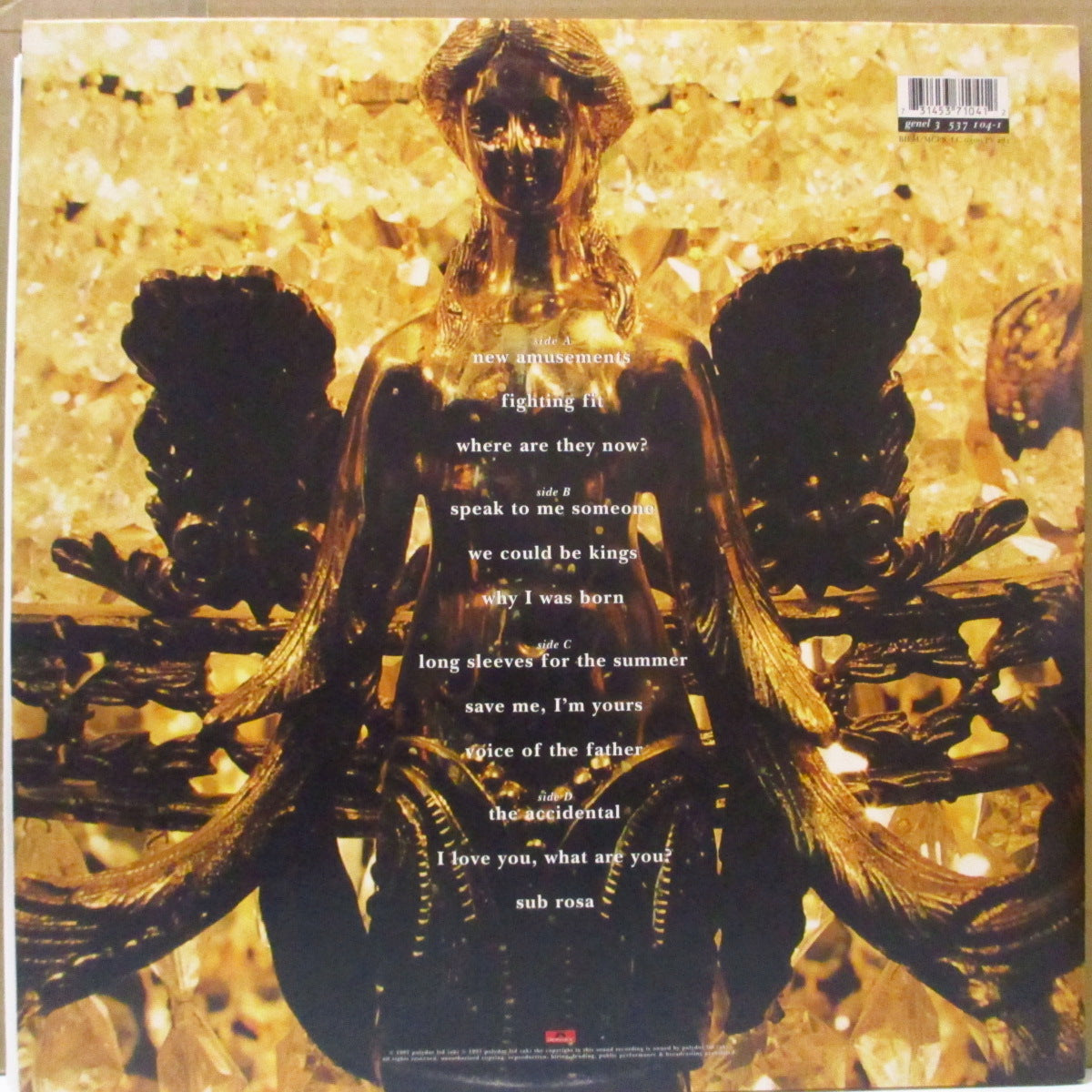 GENE (ジーン) - Drawn To The Deep End (UK オリジナル 2xLP+固紙インナー/光沢見開きジャケ) '97年2ndアルバム