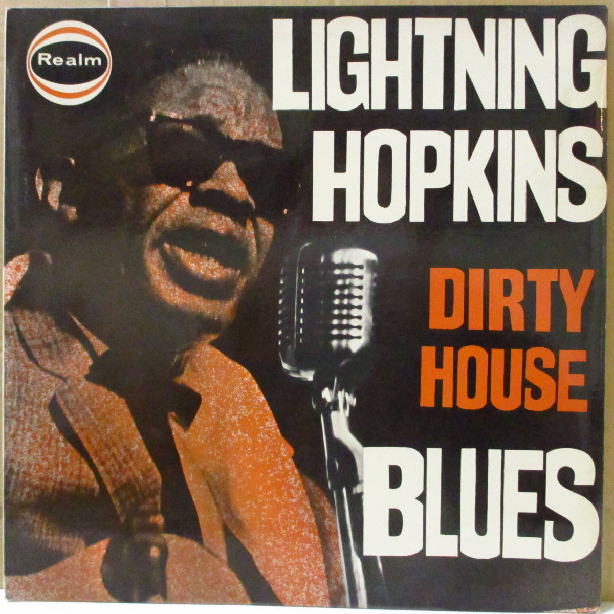 LIGHTNIN' HOPKINS (ライトニン・ホプキンス) - Dirty House Blues (UK '63 オリジナル・モノラル LP/表面コーティング3面折り返しジャケ)英別題、別デザインジャケ