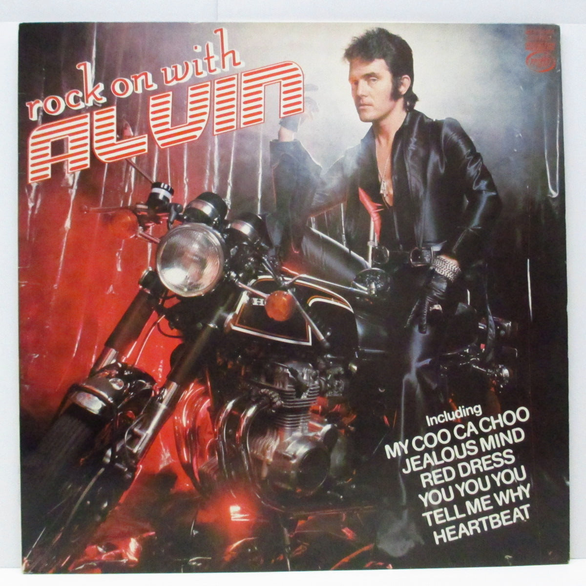 ALVIN STARDUST (アルヴィン・スターダスト) - Rock On With Alvin (UK オリジナル LP) 16曲入りベスト!