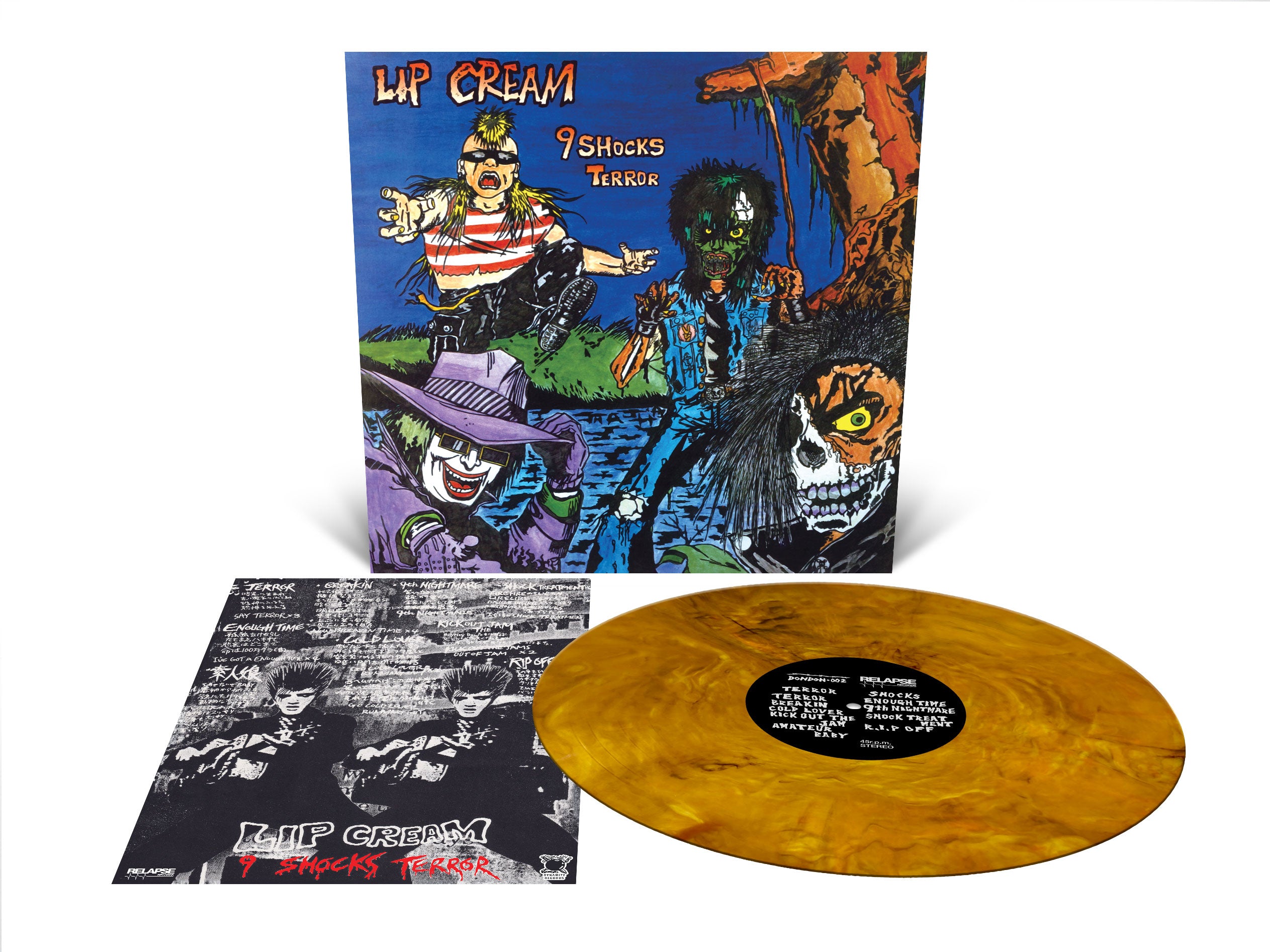 LIP CREAM (リップ・クリーム) - 9 Shocks Terror (US 正規再発「1,300枚限定マーブルヴァイナル」LP/ New)2025年12月19日(金)発売!