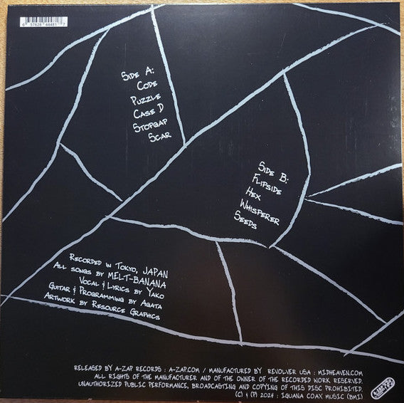 MELT-BANANA (メルト・バナナ) - 3+5 (US 限定シルヴァーメタリックヴァイナル LP/NEW)