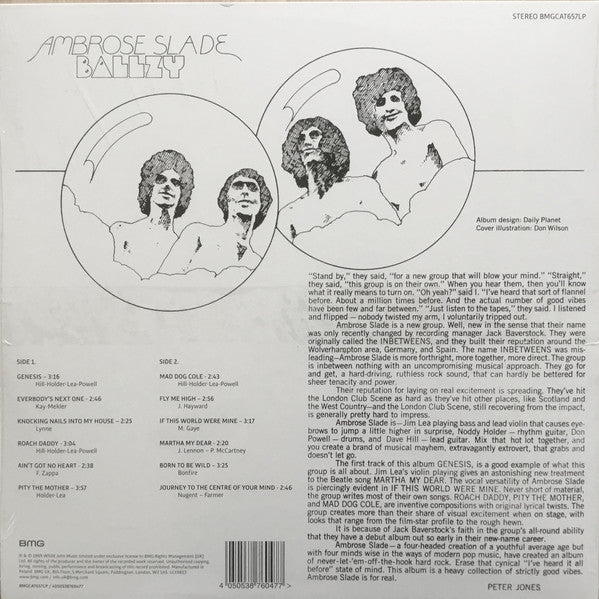 SLADE (AMBROSE SLADE) (スレイド / アンブローズ・スレイド) - Ballzy (EU 22年レコードストア・デイ限定「ブルー VINYL」LP/NEW)