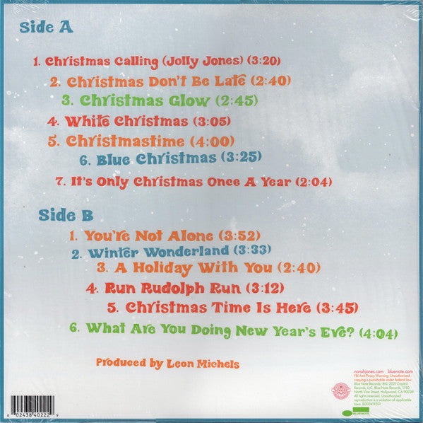 NORAH JONES (ノラ・ジョーンズ) - I Dream Of A Christmas (US 限定ホワイトヴァイナル LP/NEW)