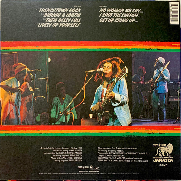BOB MARLEY & THE WAILERS (ボブ・マーリー & ザ・ウェイラーズ) - Live ! (世界共通「ジャマイカン・プレス・シリーズ」限定復刻再発ステレオ LP+ポスター/New)