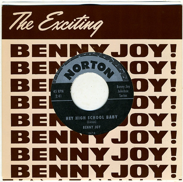 BENNY JOY (ベニー・ジョイ) - Little Red Book / Hey High School Baby (US 限定再発 7" /廃盤 New)