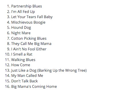 BIG MAMA THORNTON (ビッグ・ママ・ソーントン) - The Best Of Big Mama Thornton 1951-58 (UK 限定リリース LP/New) ベスト全16曲!