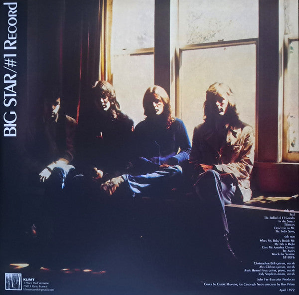 BIG STAR (ビッグ・スター) - #1 Record (フランス 限定「ブルーVINYL」再発 LP/ New) アレックス・チルトン在籍、’73年デビュー・アルバム