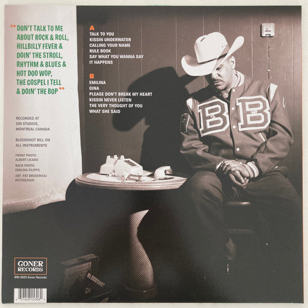 BLOODSHOT BILL (ブラッドショット・ビル) - So Fed Up ! (US限定プレス「黒盤」LP /New) '25年19枚目の新作アルバム。原始ワイルドなローファイ・ロックンロール全12曲。