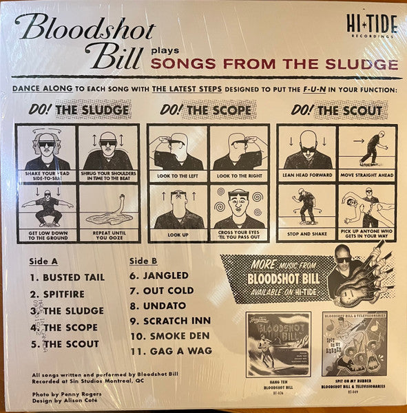 BLOODSHOT BILL (ブラッドショット・ビル) - Songs From The Sludge (US 限定「スプラッターVINYL」LP/New) '22年ソロ名義アルバム