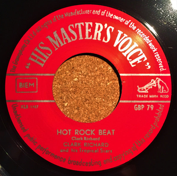CLARK RICHARD and His Tropical Stars (クラーク・リチャード) - Hot Rock Beat / Queen Of Love (US 限定リプロ再発 7インチ/ New) Desperate ロックンロール・ジャイヴァー!