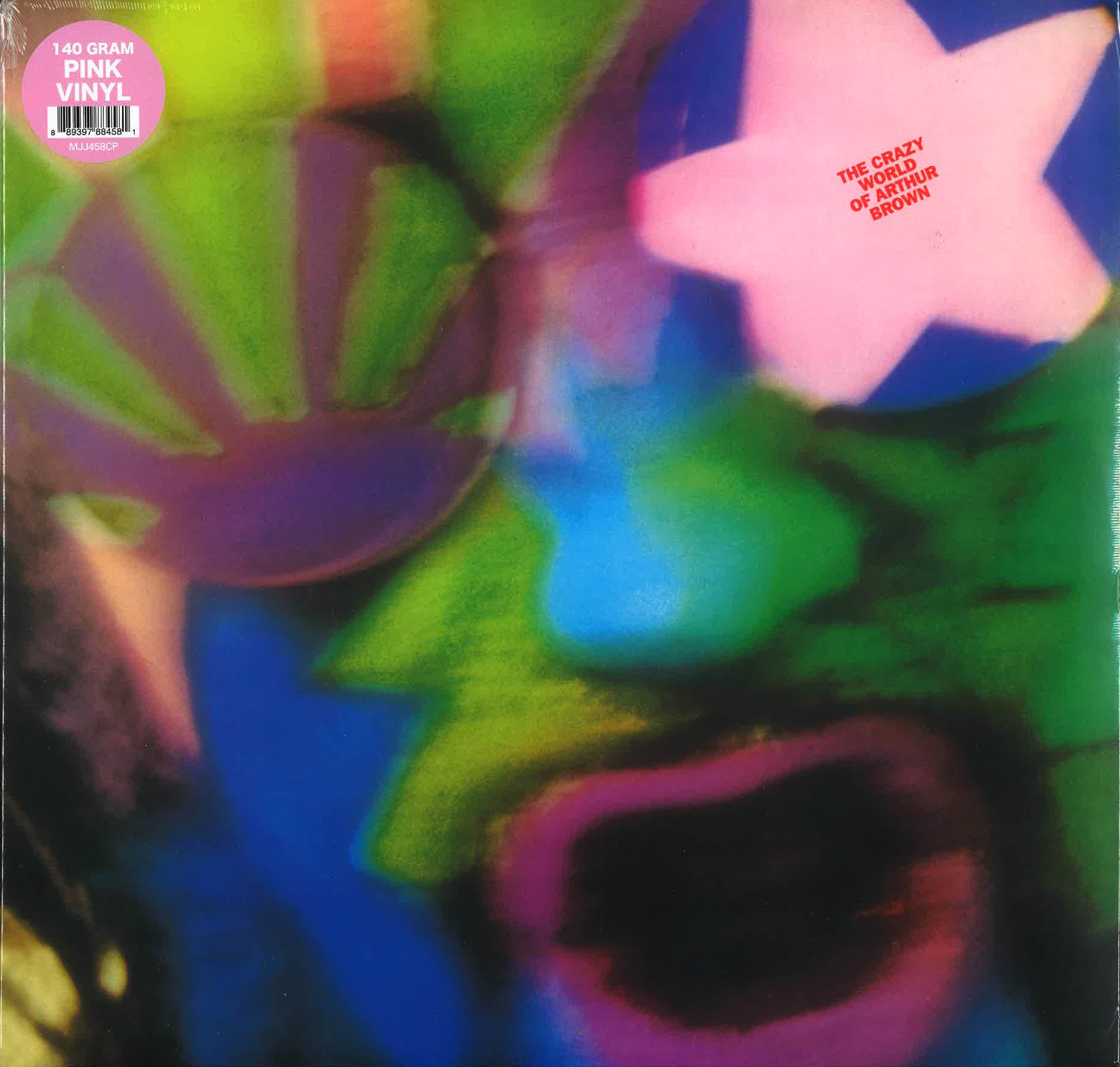 CRAZY WORLD OF ARTHUR BROWN, THE (ザ・クレイジー・ワールド・オブ・アーサー・ブラウン) - The Crazy World Of Arthur Brown (EU 限定再発「ピンク VINYL」ステレオ LP/New) '66年英怪人サイケ大名作!