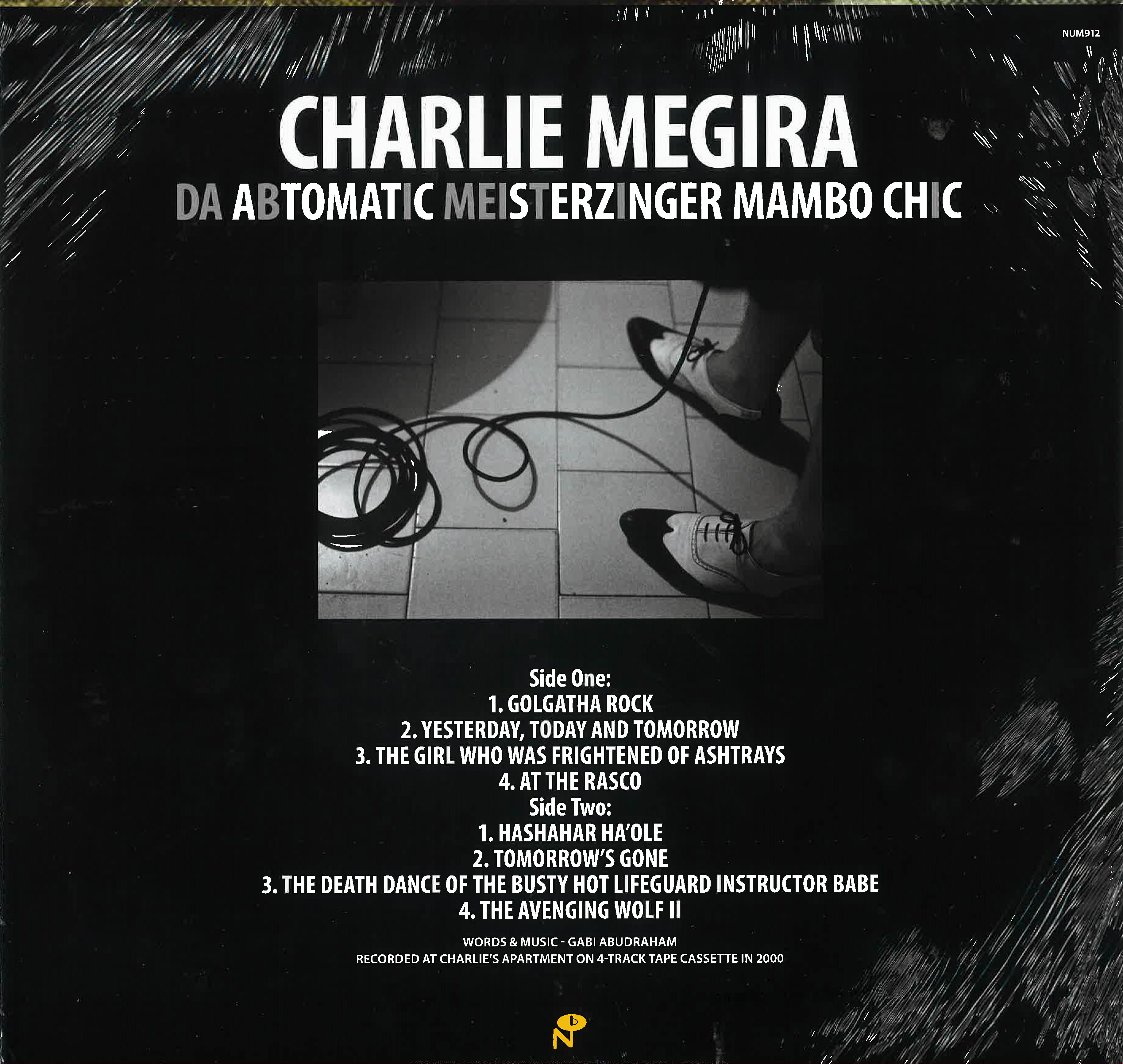CHARLIE MEGIRA - The Abtomatic Meisterzinger Mambo Chic (US limited edition reissue "Red, Black, Yellow VINYL" MLP /New) Independent solo debut in 2001! (copy)