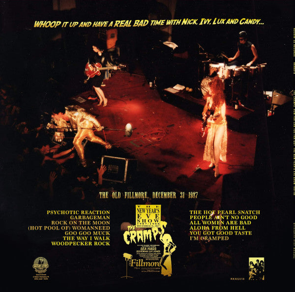 CRAMPS (クランプス) - How Far Can Too Far Go?!!! (EU 限定180g 重量「黒盤」LP/New)'87年大晦日の壮絶ライブ!