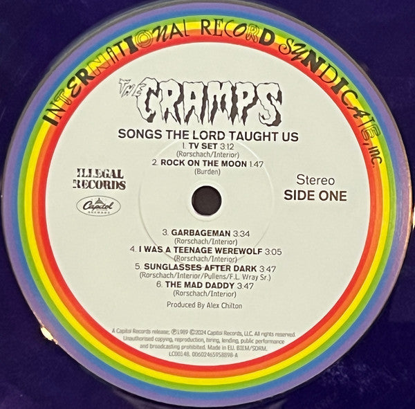 CRAMPS (クランプス) - Songs The Lord Taught Us (EU '24 正規限定復刻再発「(恐らく)カラーVinyl」LP/New)’80年フルデビュー・アルバム!