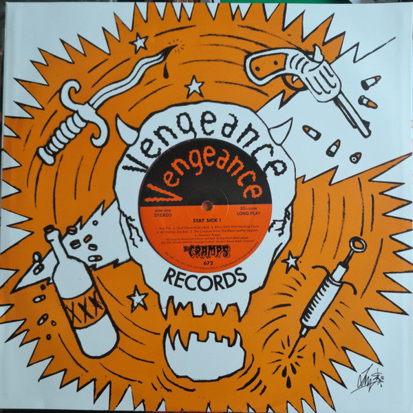 CRAMPS, THE (ザ・クランプス) - Stay Sick ! (US '26 正規限定再発「クリア・マーブル盤」LP/New)’90年名作フル4作目アルバム