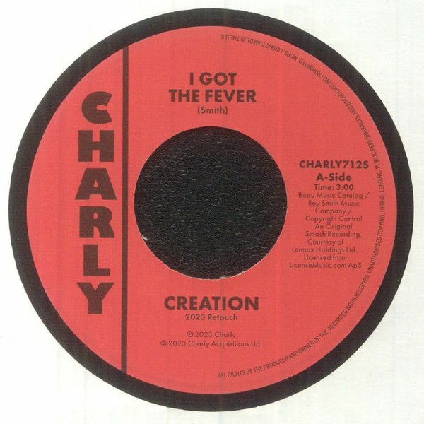 CREATION / THE PROPHETS (クリエーション / ザ・プロフィッツ) - I Got The Fever (2023 Retouch) (UK 限定再発 7"/New)
