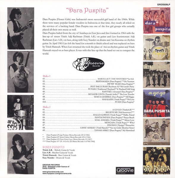 DARA PUSPITA (ダラ・プスピタ) - The Garage Years (ポルトガル 限定アナログ LP/New)