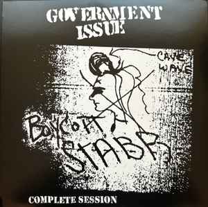 GOVERNMENT ISSUE (ガヴァメント・イシュー) - Boycott Stabb Complete Session (US 正規再発「ブラックヴァイナル」LP / New) ファーストアルバムの完全セッション!