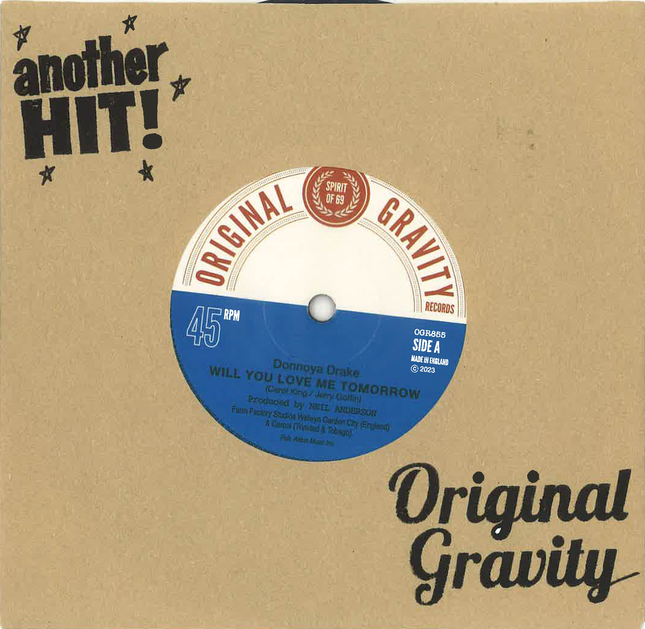 DONNOYA DRAKE / JUNIOR DELL & THE D-LITES (ドノヤ・ドレイク / ジュニア・デル&ザ・ディーライツ) - Will You Love Me Tomorrow / I Can't Turn You Loose (UK 限定 7"/New) シュレルズ名曲のロックステディ・カヴァ!