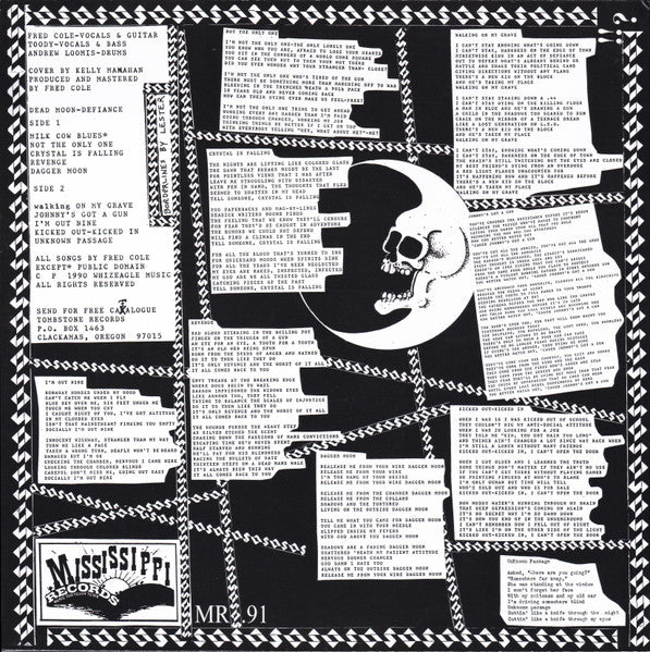 DEAD MOON (デッドムーン) - Defiance (US 限定リマスター再発モノラル LP/ New) 米カルトガレージ'90年サードアルバム