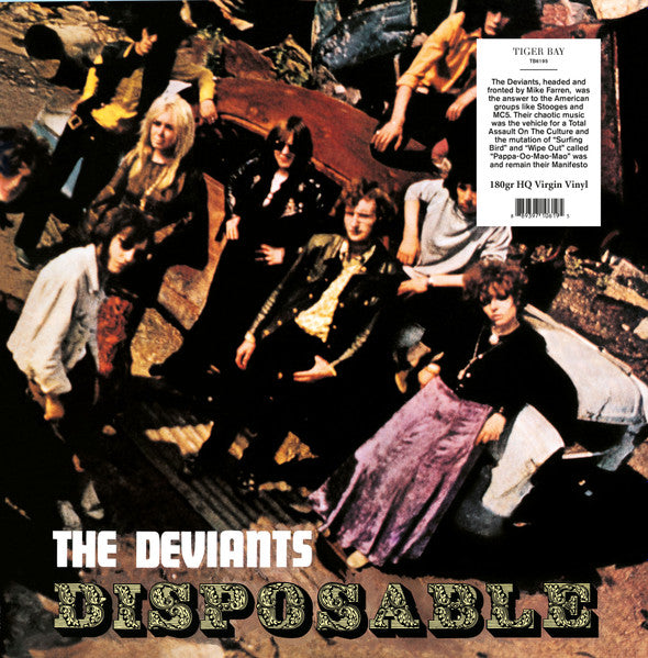 DEVIANTS (デヴィアンツ) - Disposable (EU 限定復刻再発180g 「HQ 高音質 VINYL」LP /New)英伝説の奇形アンダーグラウンド集団、’68年名作セカンド・アルバム!