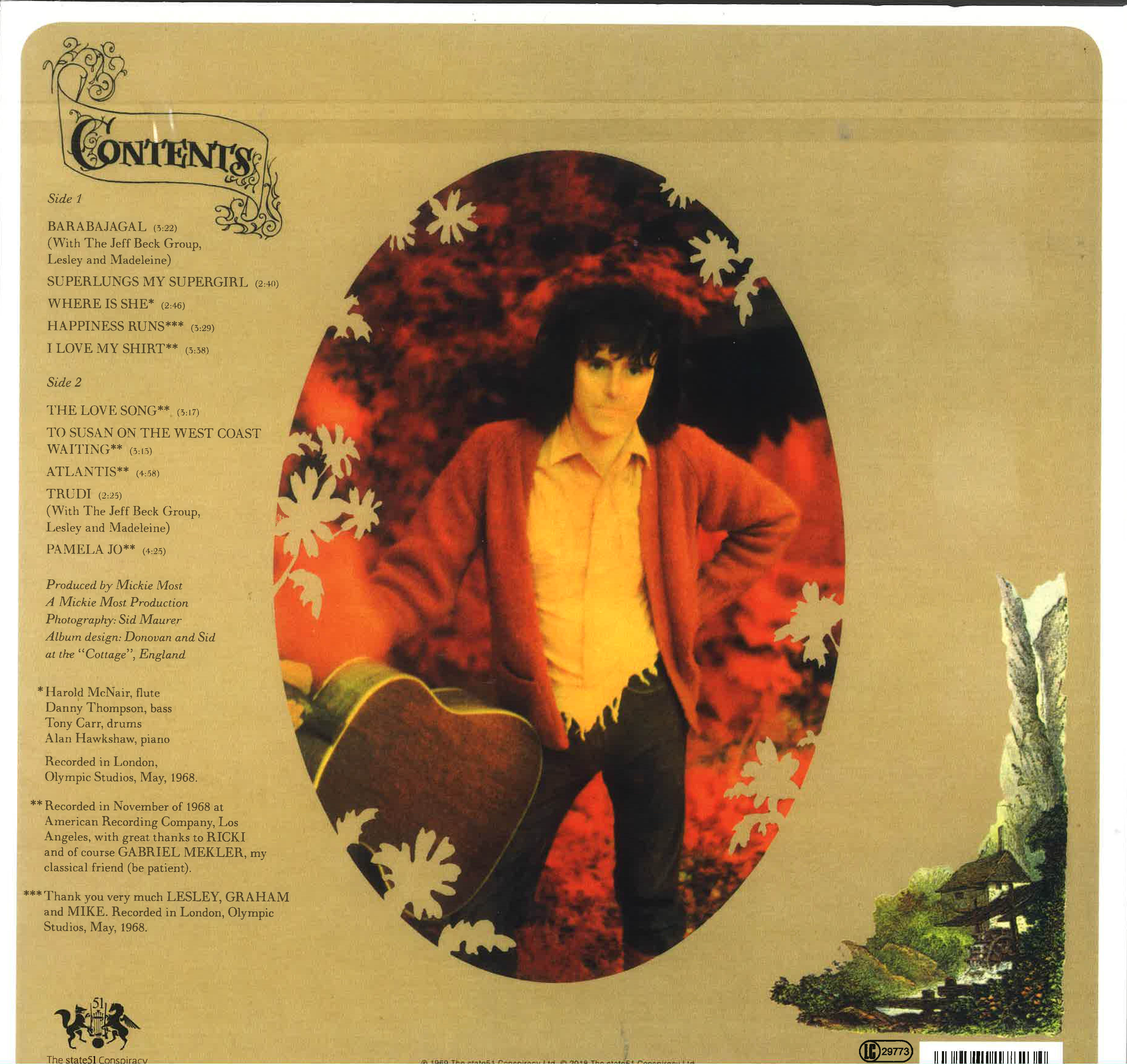 DONOVAN (ドノヴァン) - Barabajagal (UK限定リマスター再発 180g LP/New)