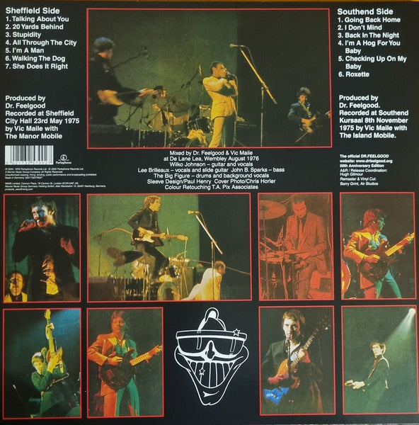 DR.FEELGOOD (ドクター・フィールグッド) - Stupidity (UK 発売50周年限定復刻リマスター再発ステレオ LP/ New) '76年全英1位初のライブ・アルバム