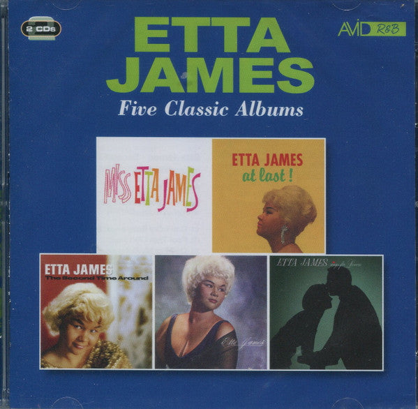 ETTA JAMES (エタ・ジェイムズ) - Five Classic Albums (UK 限定合体再発CDx2枚組D/New) 全50曲!