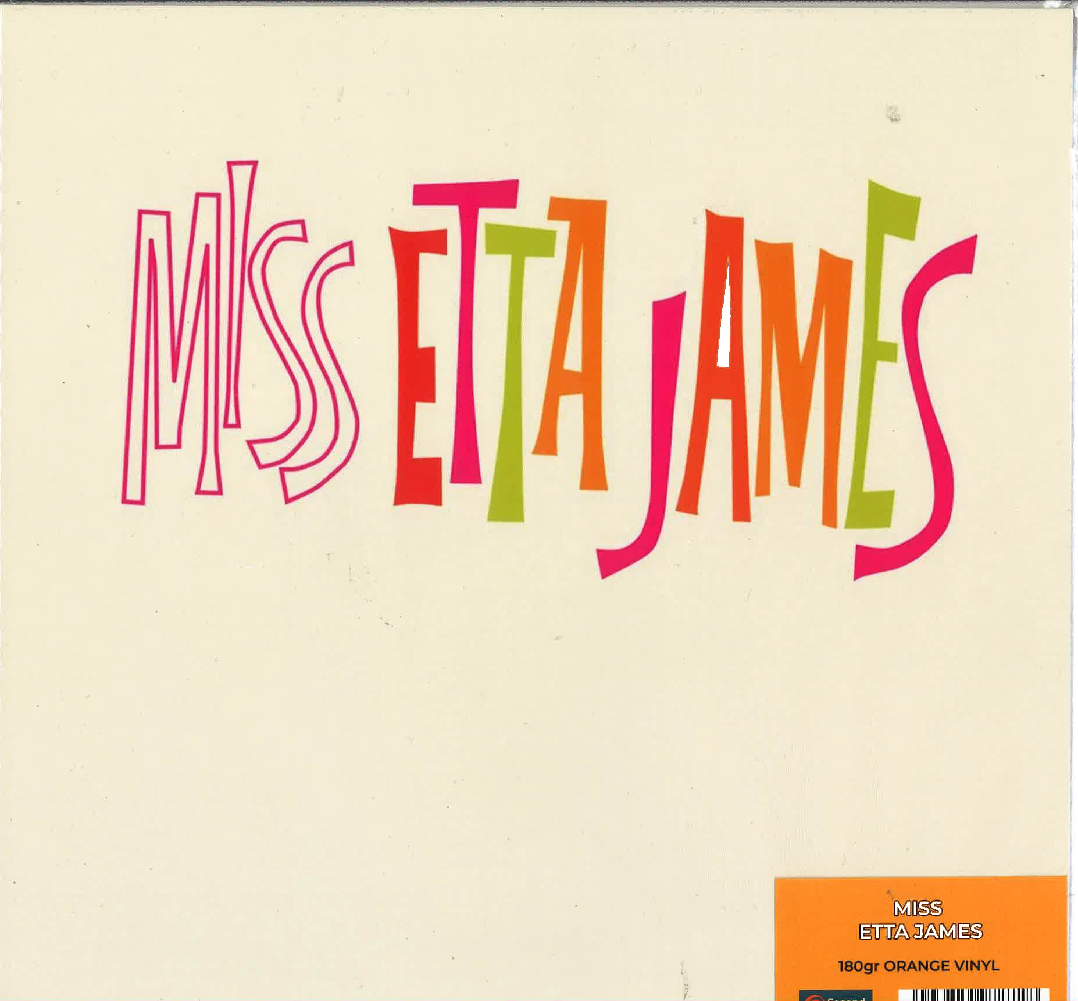 ETTA JAMES (エタ・ジェイムズ) - Miss Etta James (EU 限定復刻再発「オレンジ VINYL」LP/New)