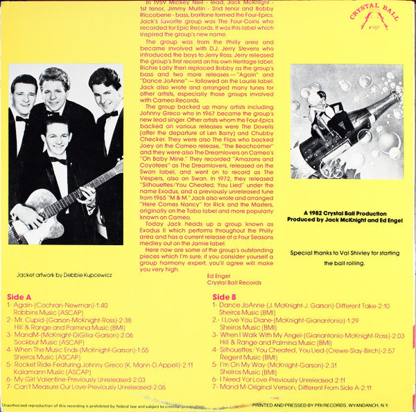 FOUR EPICS (フォー・エピックス) - Getting High On The Four Epics (US 限定復刻再発アナログLP/New)