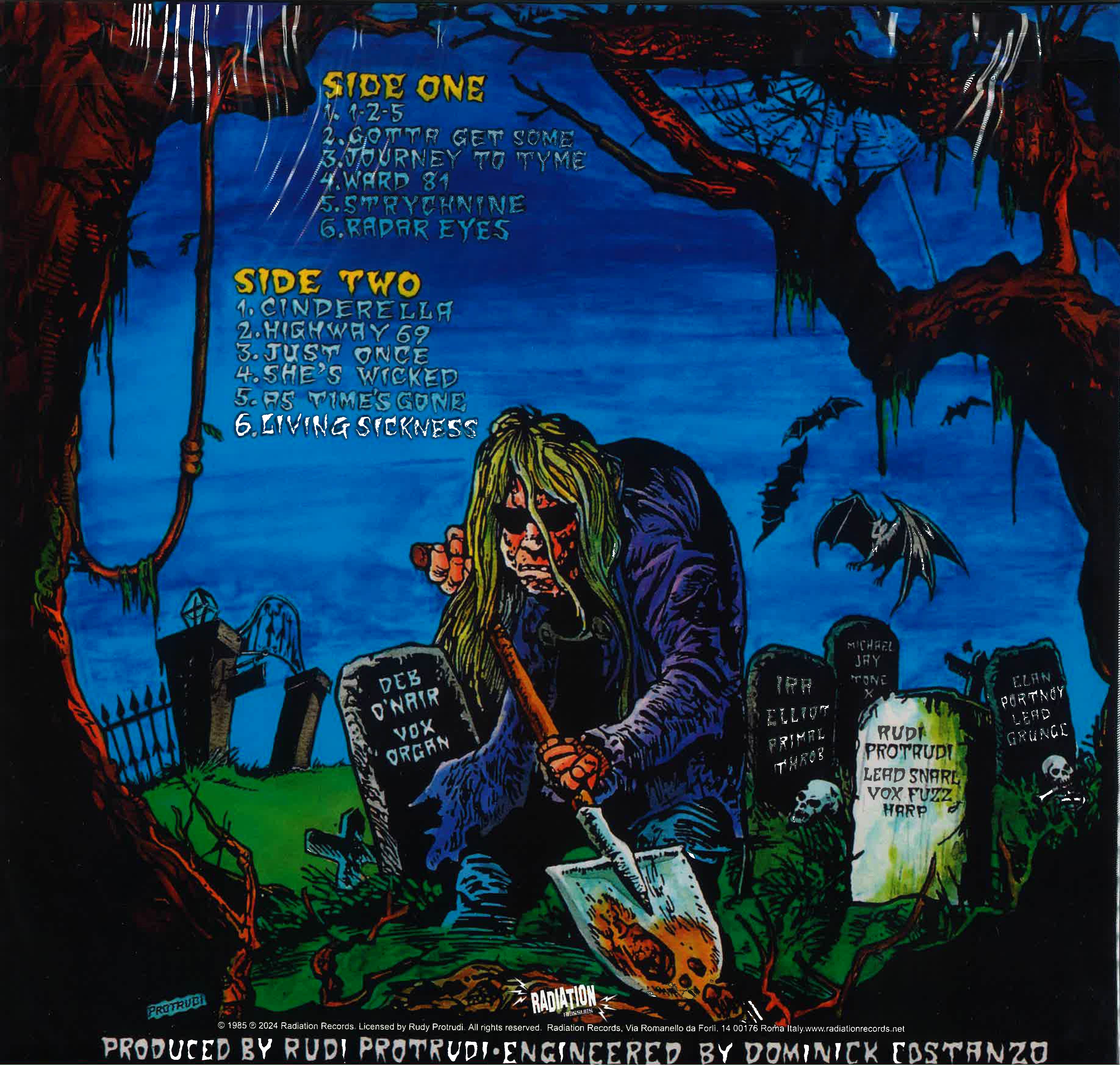 FUZZTONES (ファズトーンズ) - Lysergic Emanations (スペイン限定ボーナス入り再発「黒盤」LP/New)