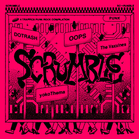 V.A. (日米パンク〜ハードコア・コンピ) - "Sc-rumble” 4way split CD (Japan 限定プレス CD/ New)