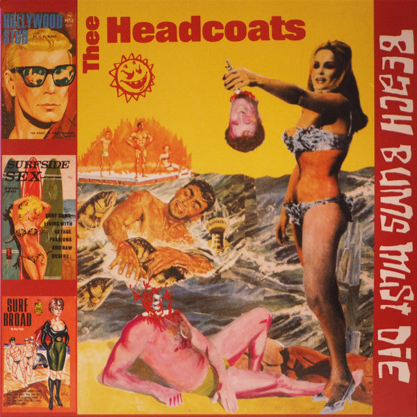 HEADCOATS (ヘッドコーツ) - Beach Bums Must Die (ドイツ限定再発 LP/ New) '90年クリプト社からの4作目アルバム。