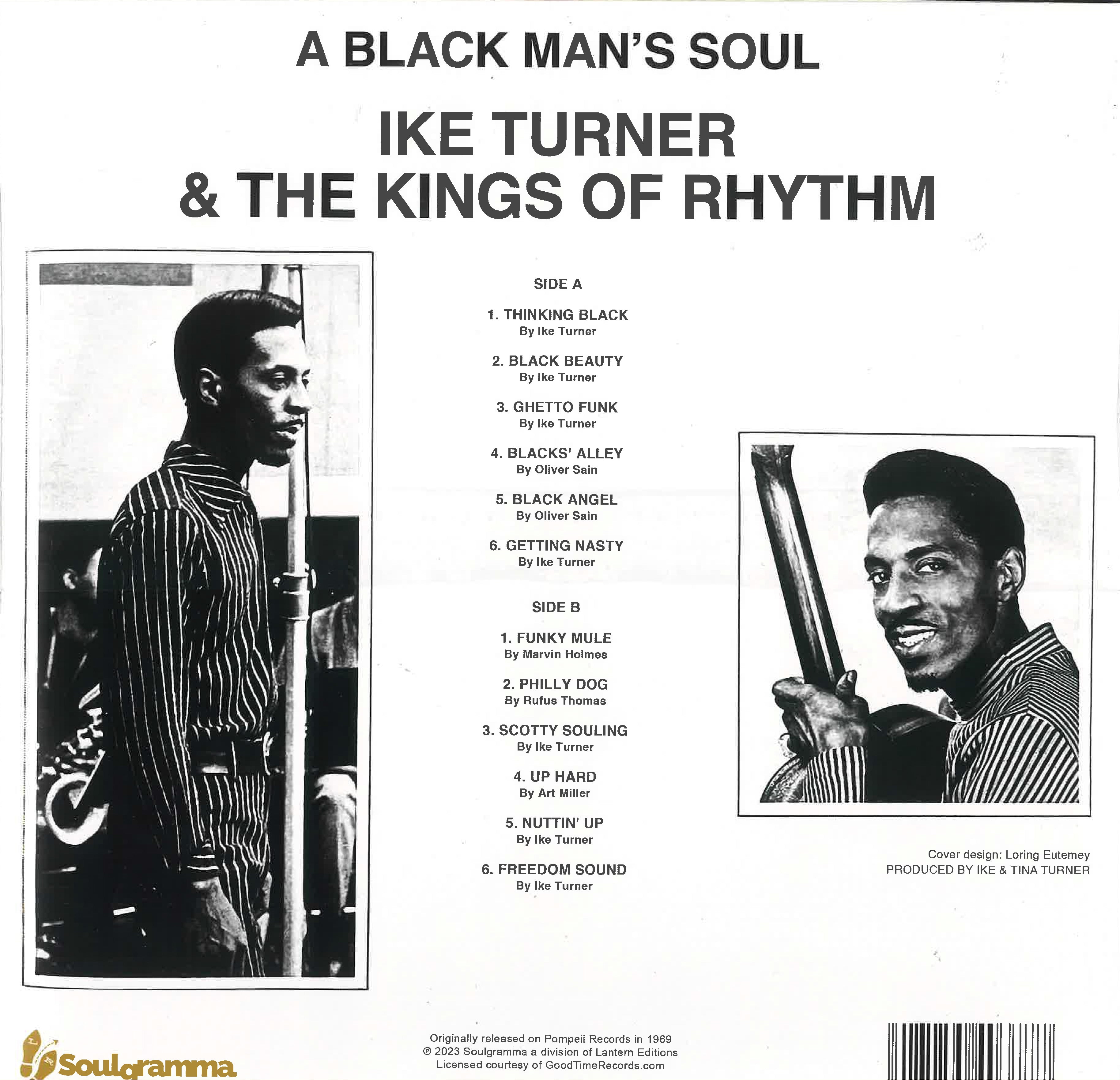 IKE TURNER & HIS KINGS OF RHYTHM (アイク・ターナー & ザ・キングス・オブ・リズム) - A Black Man’s Soul (EU限定復刻再発 LP / New) ’69年ファンク名作!