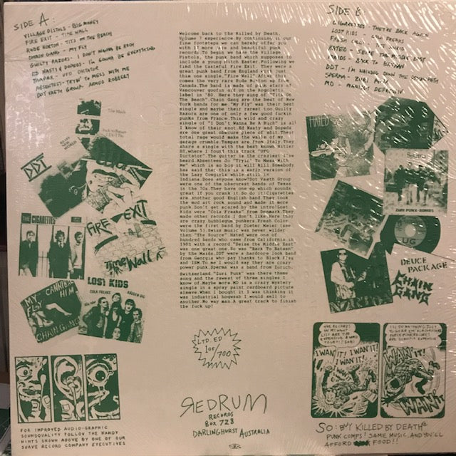 V.A. ('77-'82年各国レア・パンク・コンピ) - Killed By Death #7 (US 限定再発 CD / New)