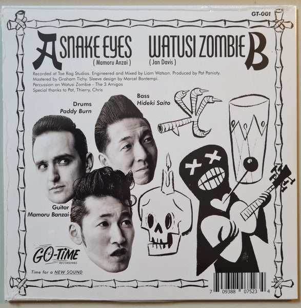 ICHI-BONS (イチ・ボンズ) - Snake Eyes / Watusi Zombie (US 限定ジャケ付き 7インチEP/New)