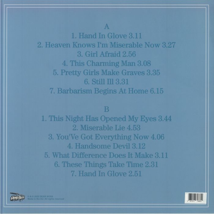 SMITHS, THE (ザ・スミス) - Hamburg Knows I'm Miserable Now (EU 限定「ターコイズ・ヴァイナル」 LP/NEW) ライブアルバム