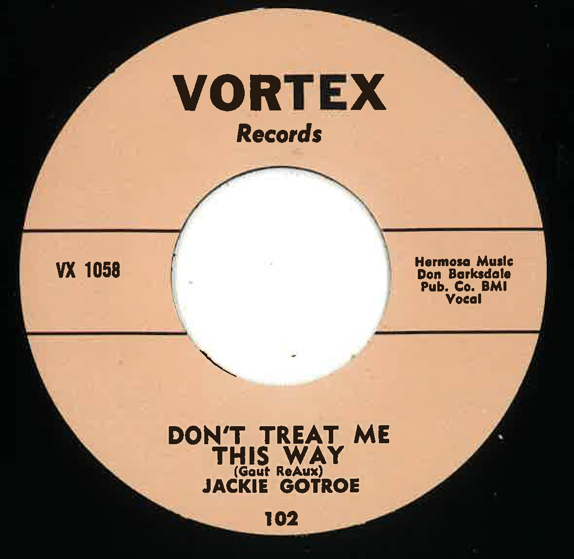 JACKIE GOTROE (ジャッキー・ガトロー) - Lobo Jones (UK 限定リプロ再発 7インチ/ New) ロカビリー・ジャイヴァー名曲!