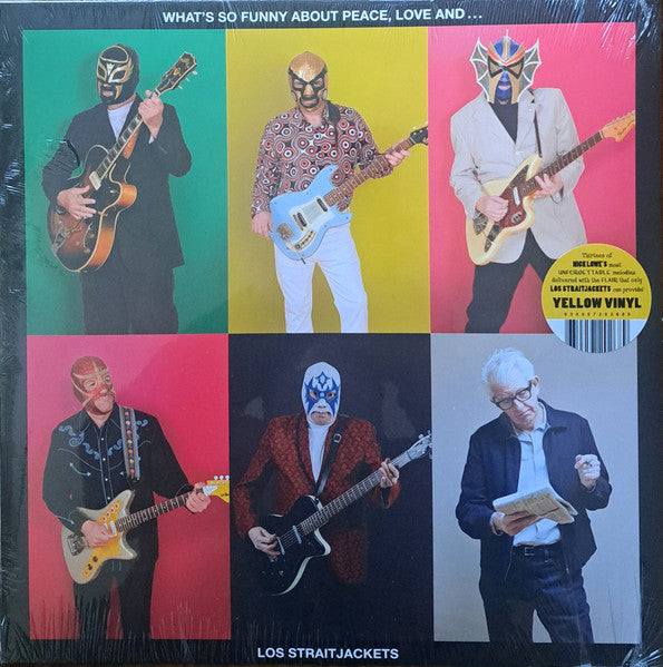 LOS STRAITJACKETS (ロス・ストレイトジャケッツ) - What's So Funny About Peace, Love and Los Straitjackets (US 1000枚限定「イエローVINYL」再発LP/ New)ニック・ロウ名曲インスト・カバーアルバム、初再発化!