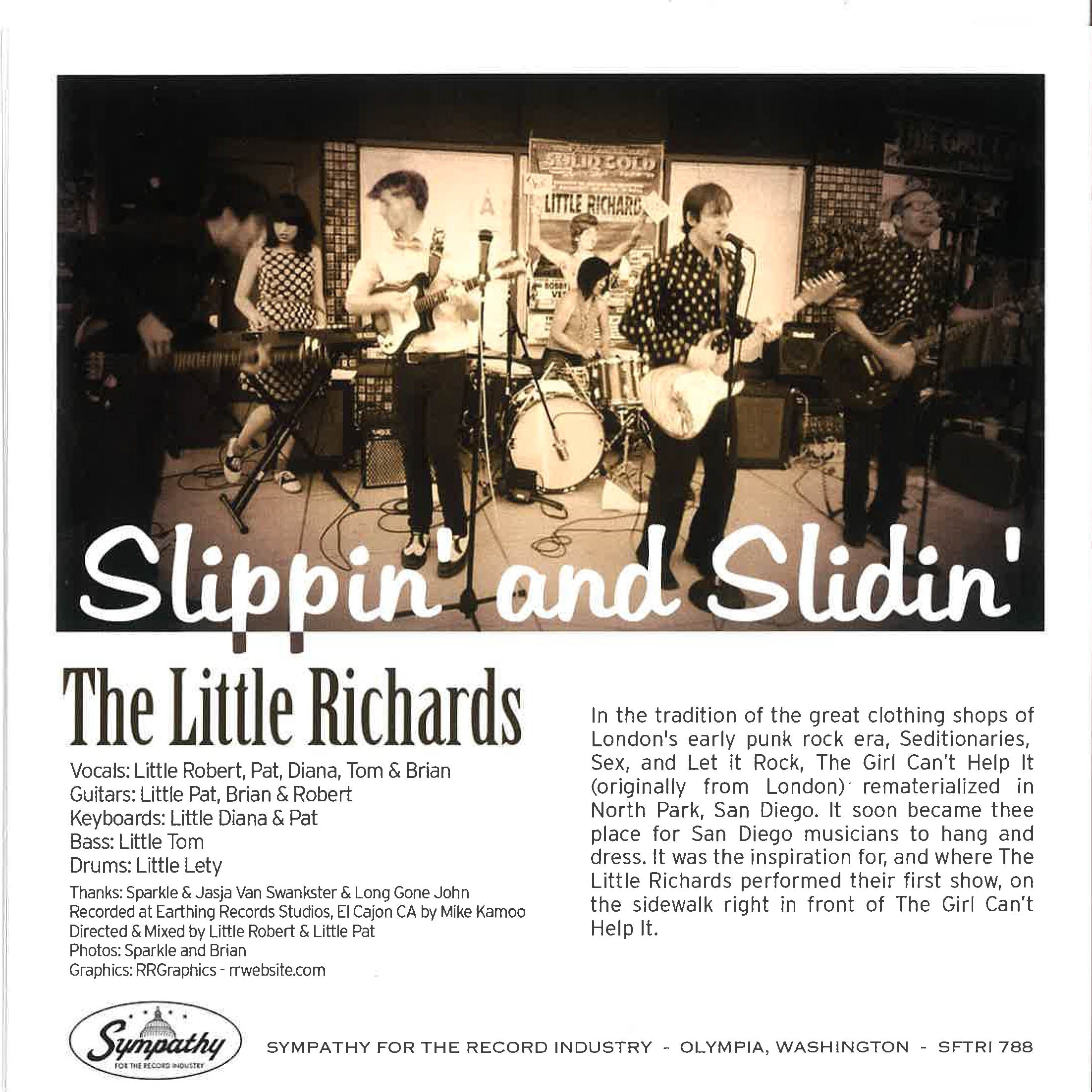 LITTLE RICHARDS, THE (ザ・リトル・リチャーズ) - The Girl Can't Help It! (US 限定オリジナル・ジャケ付き7"/New)