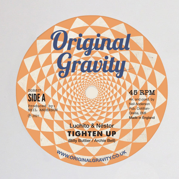 LUCHITO & NÉSTOR (ルチート & ネスター) - Tighten Up / Just Add Vibes (UK 限定「黒盤」 7"/New)