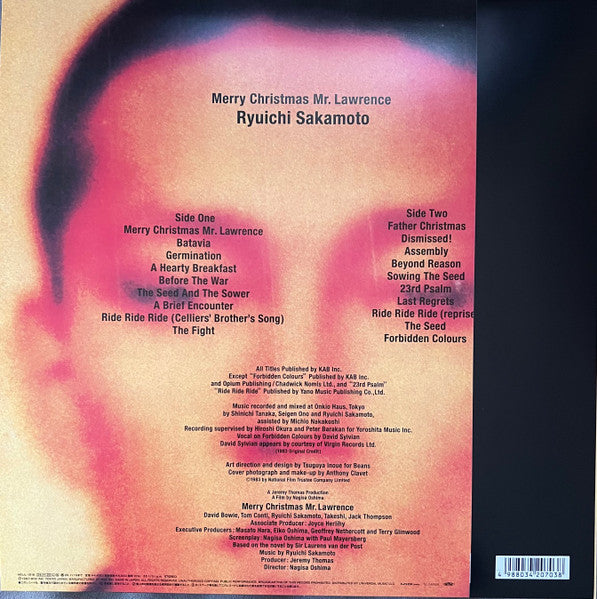 RYUICHI SAKAMOTO (坂本龍一) - 戦場のメリー・クリスマス オリジナルサウンドトラック (Japan 限定リマスター再発180グラム重量 LP/NEW) 映画サントラ