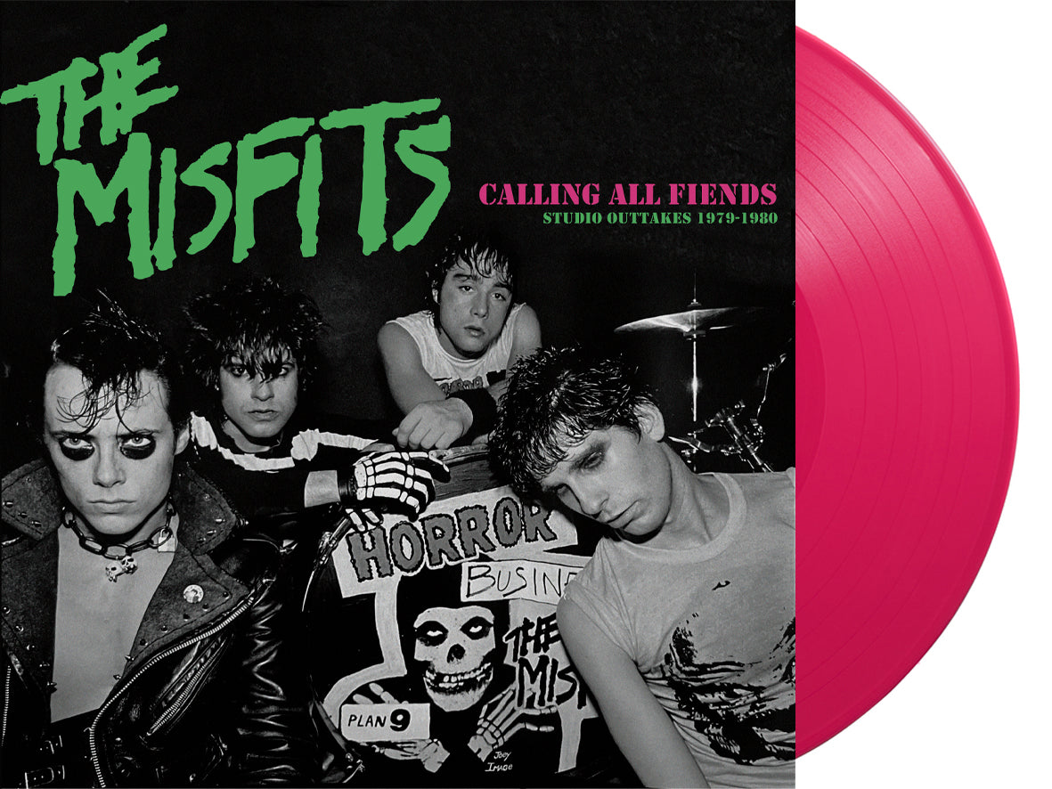 MISFITS (ミスフィッツ) - Calling All Fiends: Studio Outtakes 1979-1980 (EU限定「ピンクヴァイナル」LP/ New) 初期アウトテイク集!