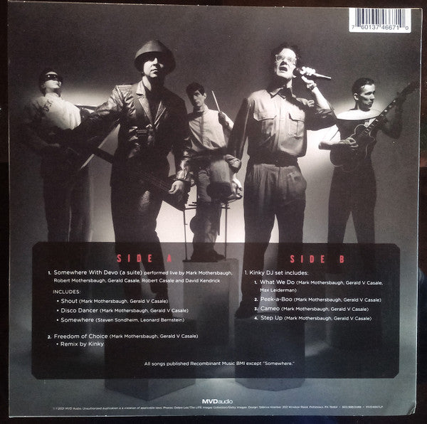 DEVO (ディーヴォ) - Somewhere With Devo (US 限定リリース LP/NEW) ライブ&リミックス・コンピ
