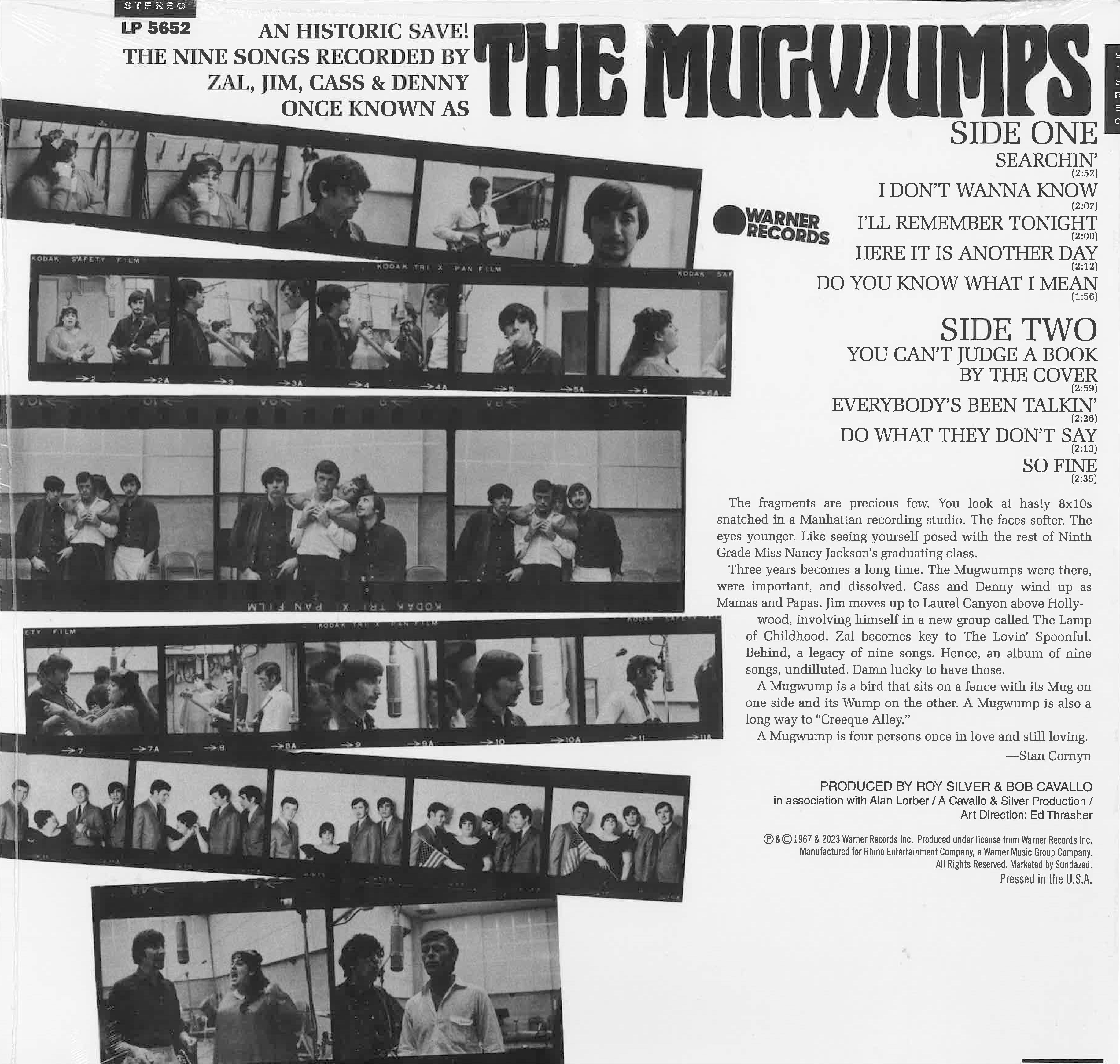 MUGWUMPS (マグワンプス) - The Mugwumps (US 再発名門サンデイズド社限定「オレンジ VINYL」ステレオ LP/ New)