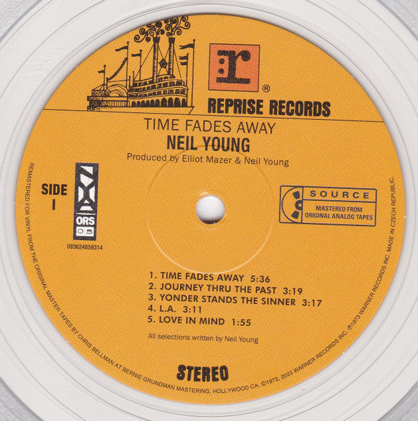 NEIL YOUNG (ニール・ヤング) - Time Fades Away 50 (EU 発売50周年限定復刻再発「クリア VINYL」LP/ New)